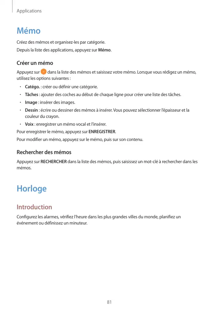 Page 81 - Galaxy Tab S2 Blanche Wi-Fi