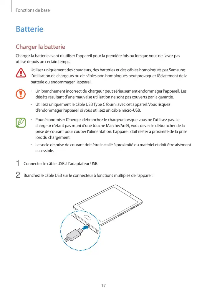 Page 17 - Galaxy Tab S3 avec S Pen