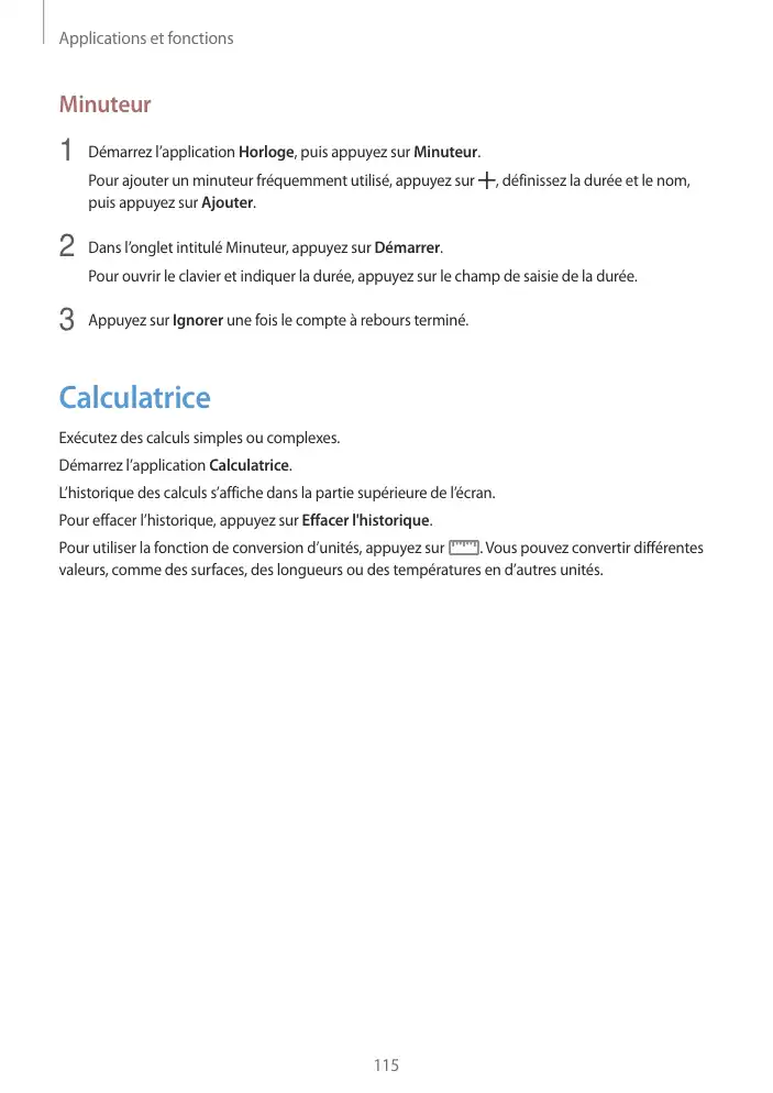 Page 115 - Galaxy Tab S3 avec S Pen