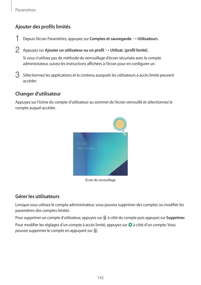 Page 145 - Galaxy Tab S3 avec S Pen