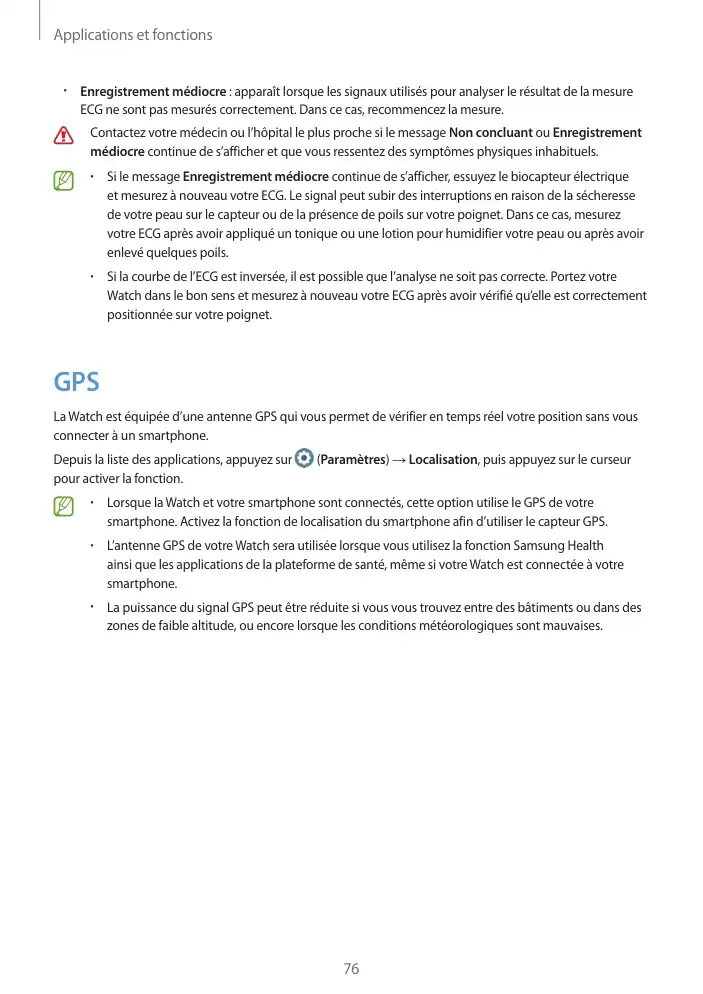 Page 76 - Galaxy Watch4 Bluetooth