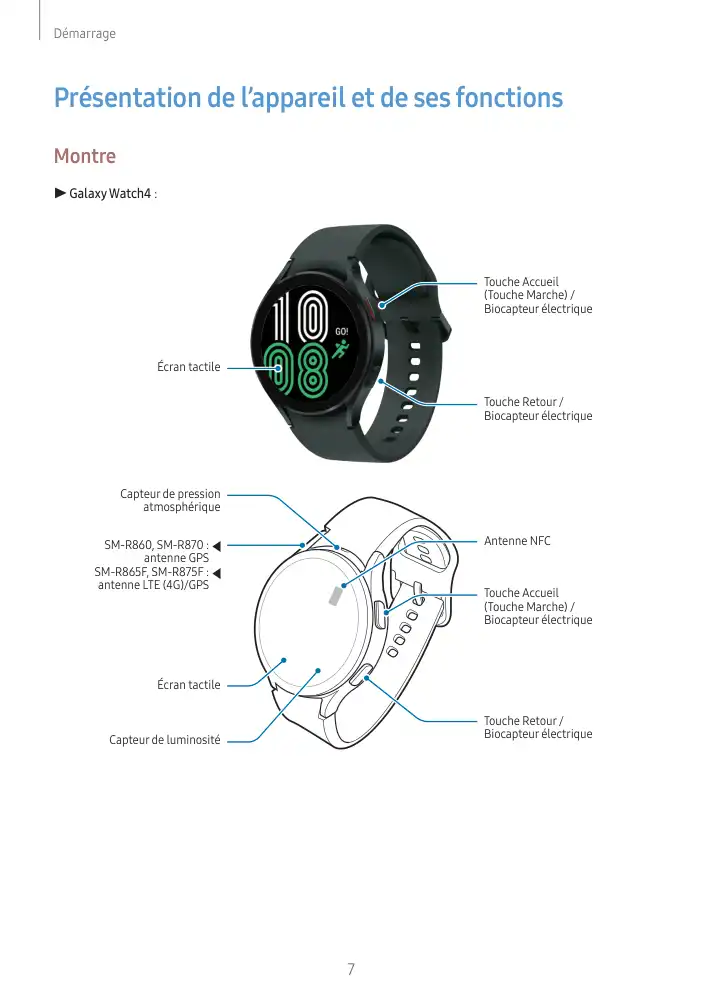 Page 7 - Galaxy Watch5 Bluetooth