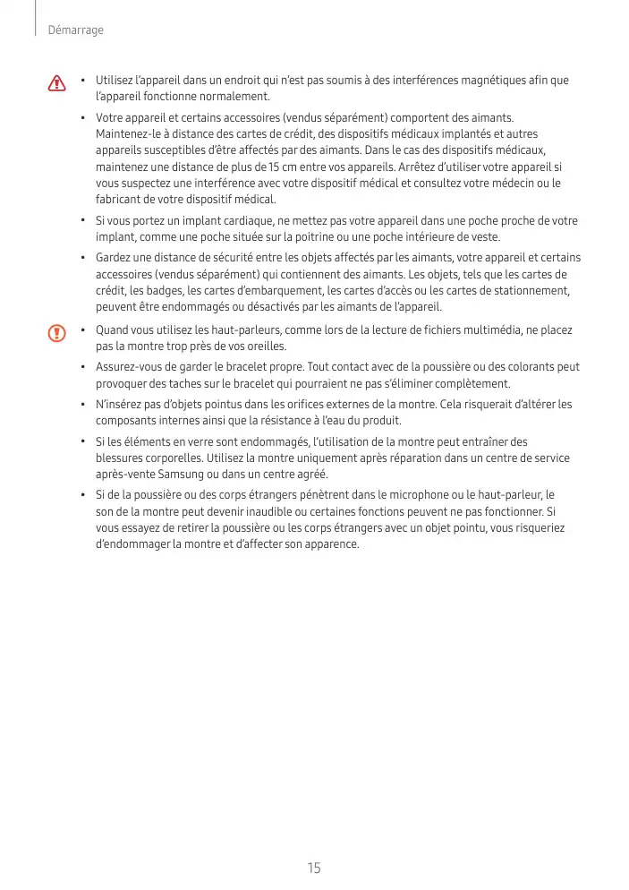 Page 15 - Galaxy Watch5 Bluetooth
