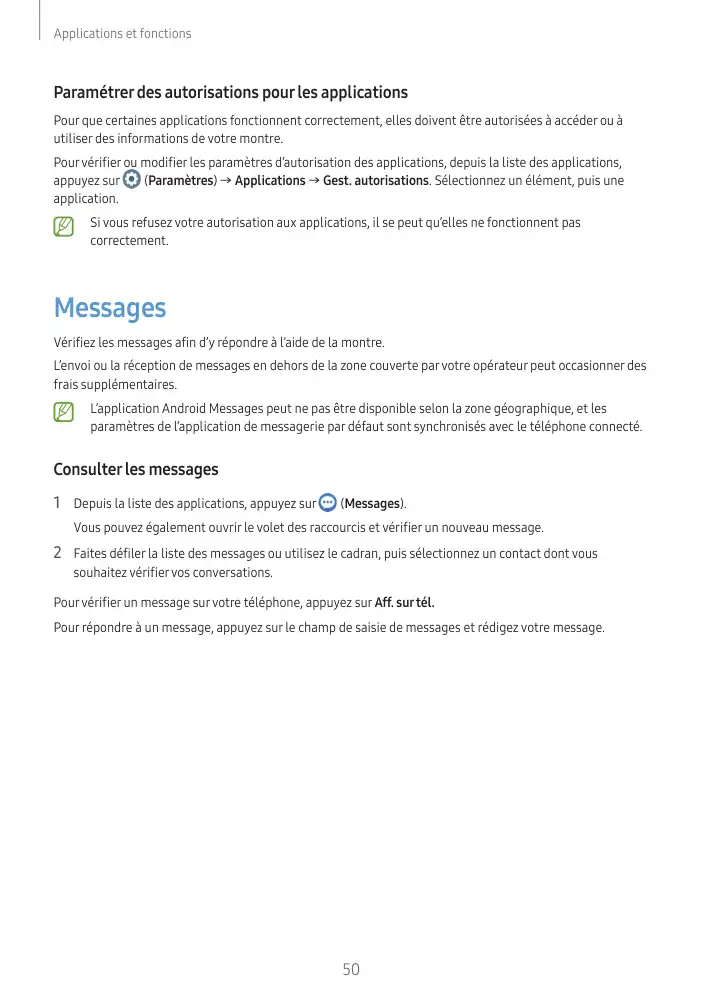 Page 50 - Galaxy Watch5 Bluetooth