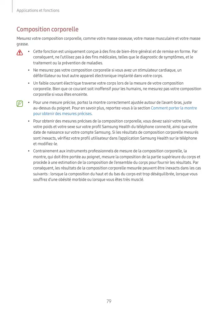 Page 79 - Galaxy Watch5 Bluetooth