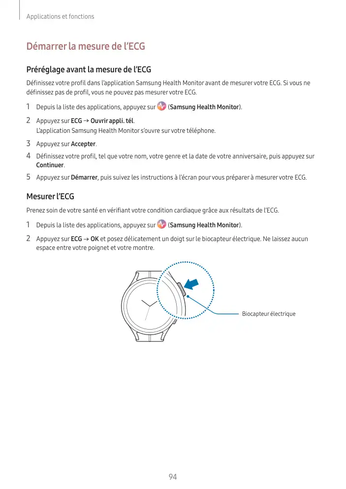 Page 94 - Galaxy Watch5 Bluetooth