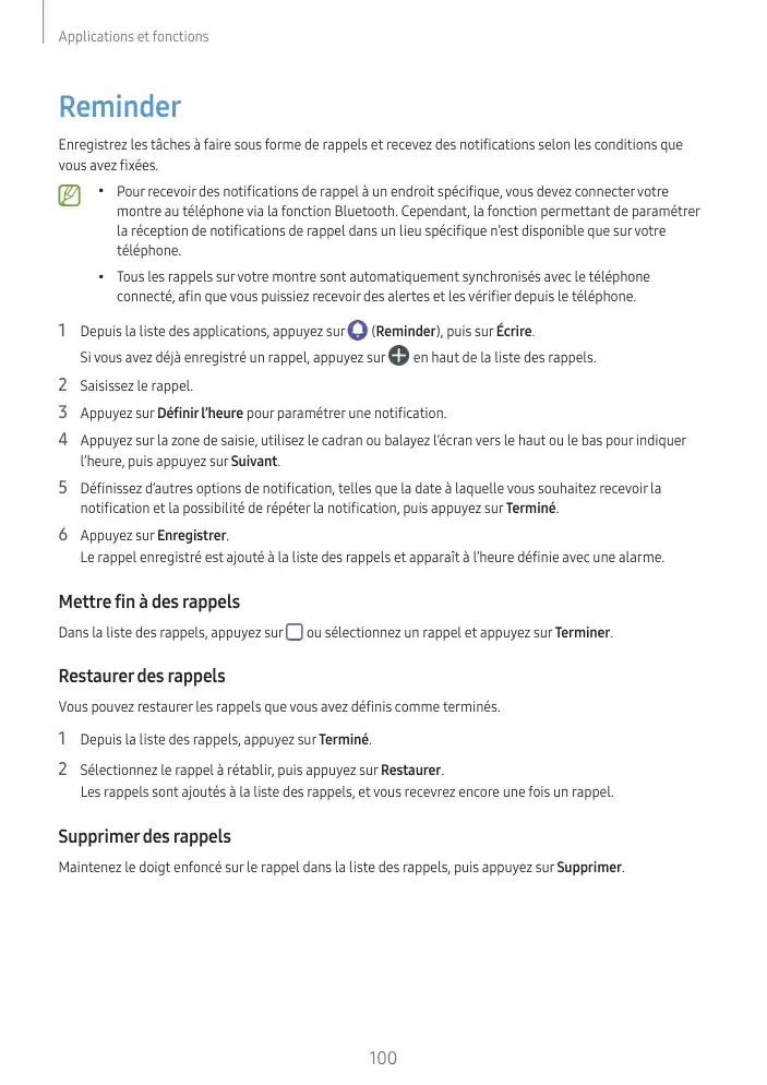 Page 100 - Galaxy Watch5 Bluetooth