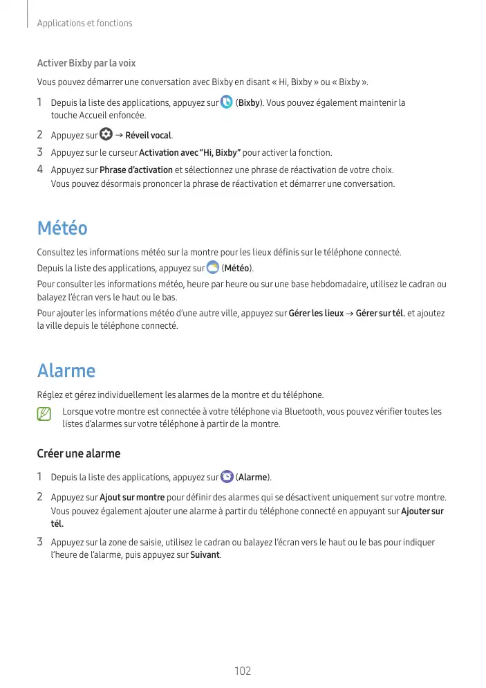 Page 102 - Galaxy Watch5 Bluetooth