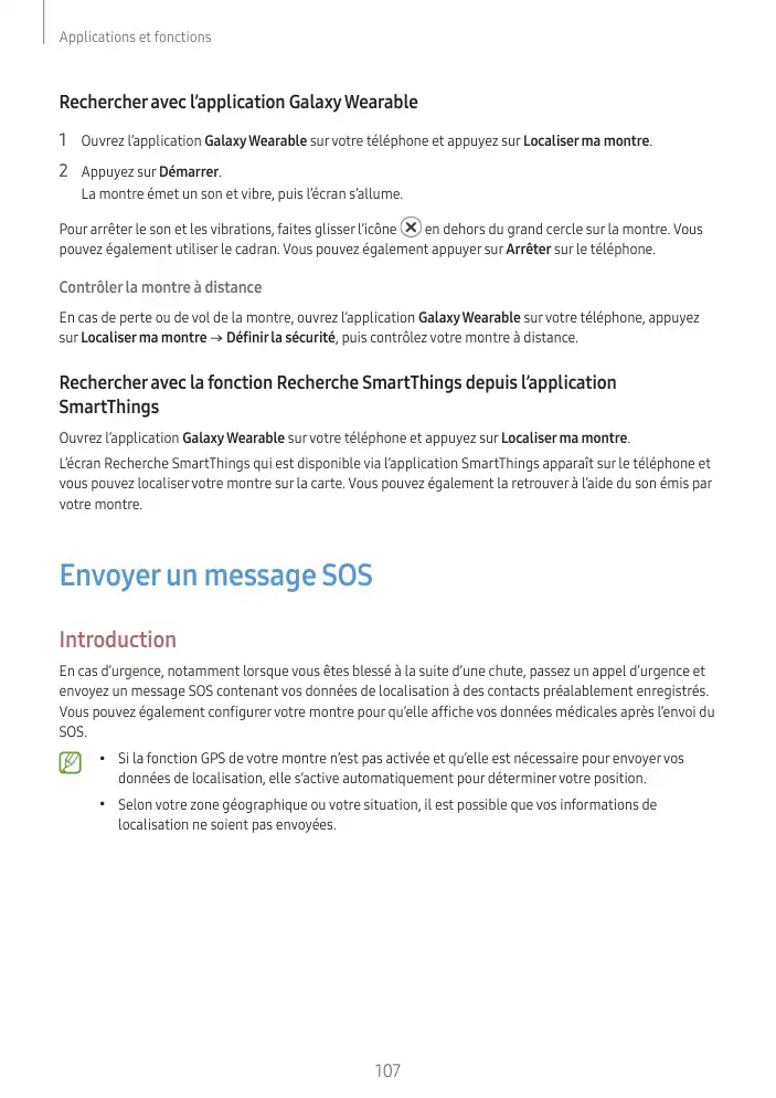 Page 107 - Galaxy Watch5 Bluetooth