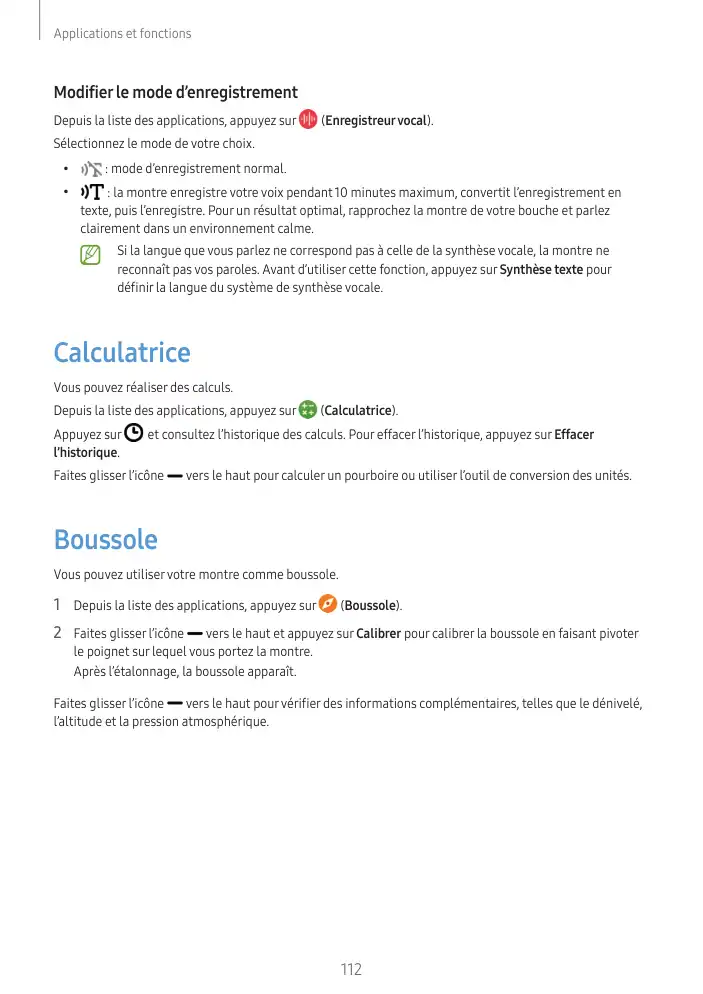 Page 112 - Galaxy Watch5 Bluetooth