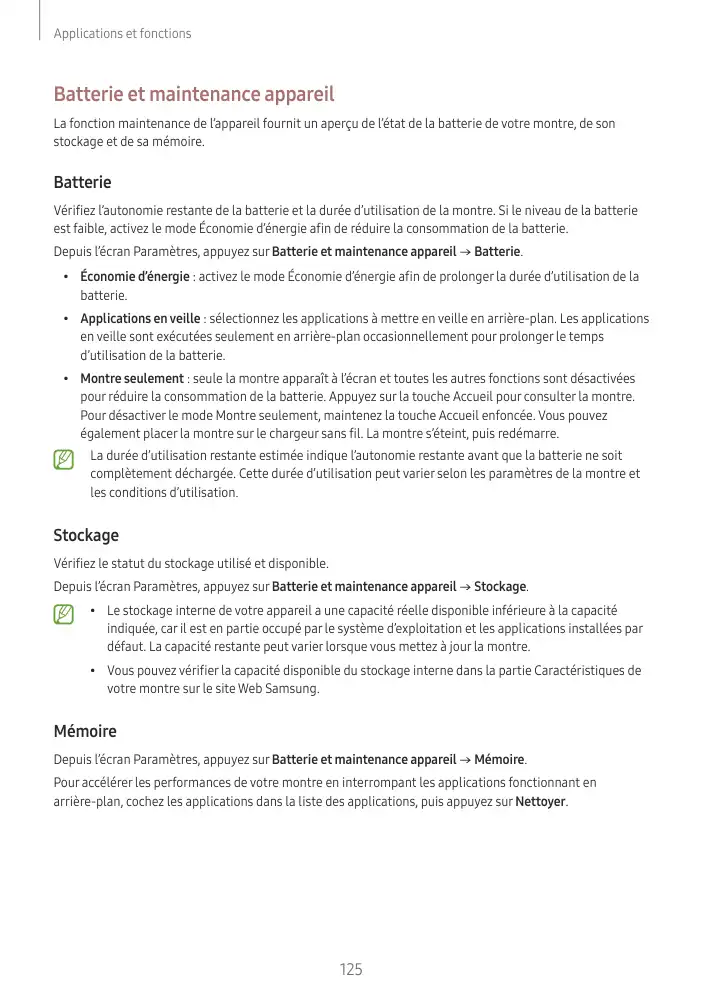 Page 125 - Galaxy Watch5 Bluetooth