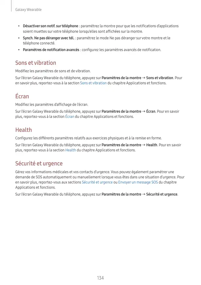 Page 134 - Galaxy Watch5 Bluetooth