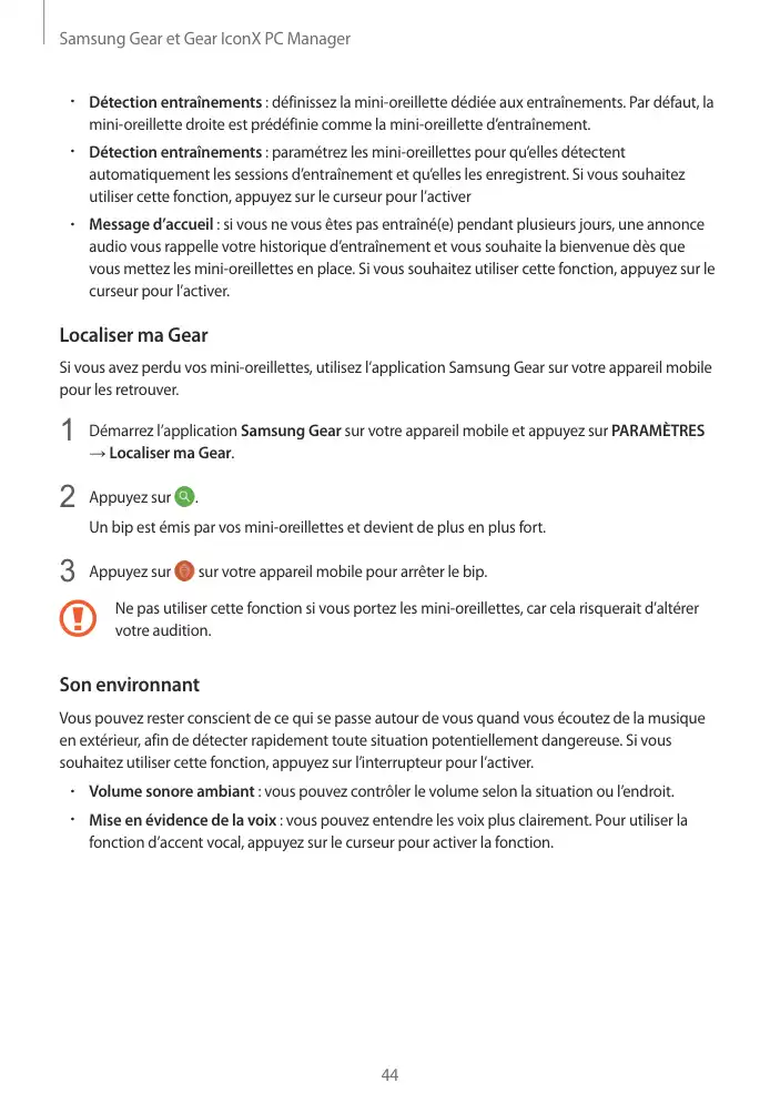 Page 44 - Gear IconX