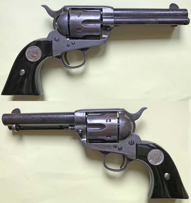 Colt PEACEMAKER de 1897 calibre 45 Colt MAzkwGJeLt4_Colt-PEACEMAKER-de-1897-plaquettes-en-corne-de-buffle-recto-verso-750x800